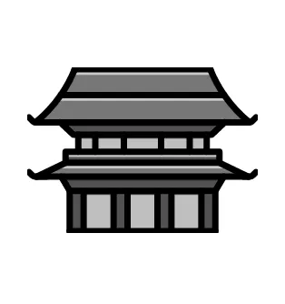 イラスト：お寺